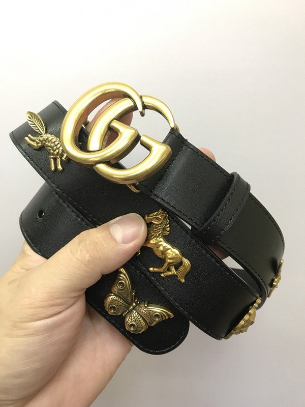 G*u*i hardware decorative gg buckle head belt w22960