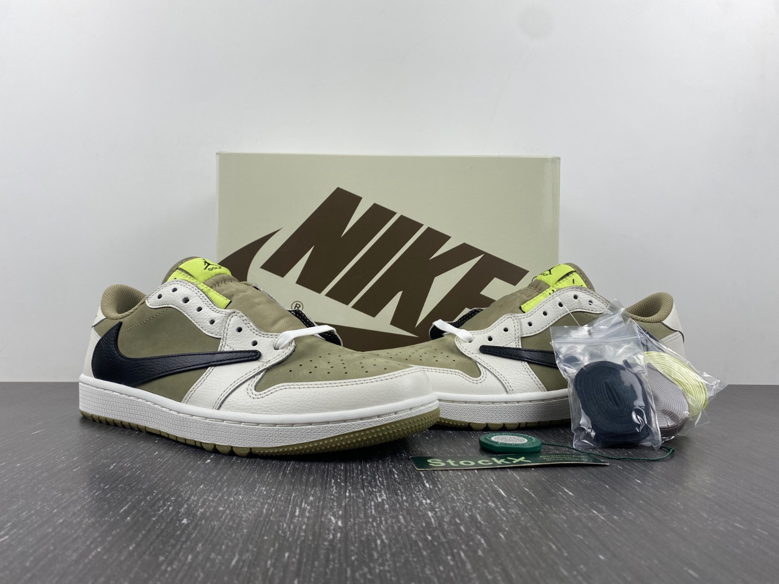 jordan 1 retro low golf travis scott neutral olive fz3124-200