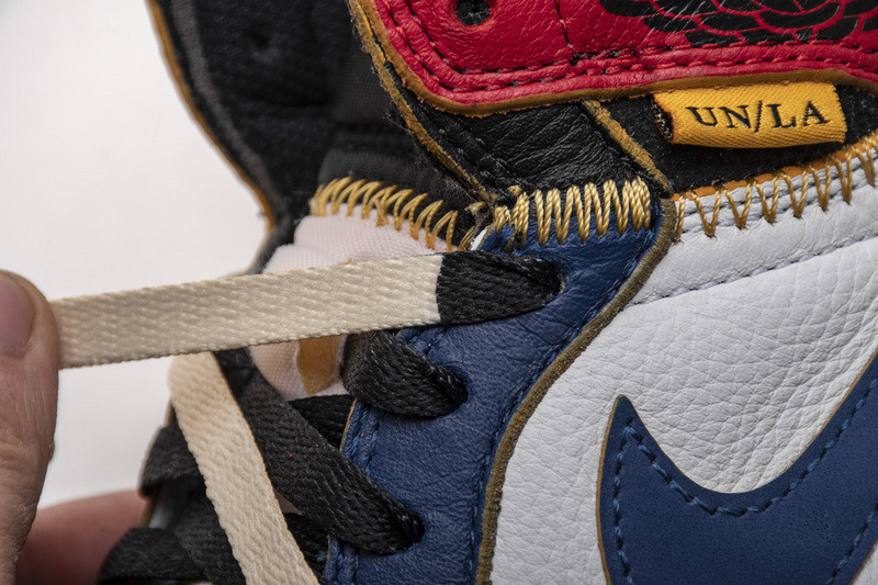 union x jordan 1 retro high los angeles blue toe bv1300-146