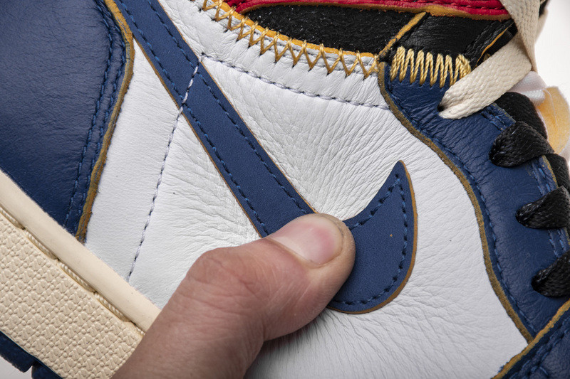 union x jordan 1 retro high los angeles blue toe bv1300-146