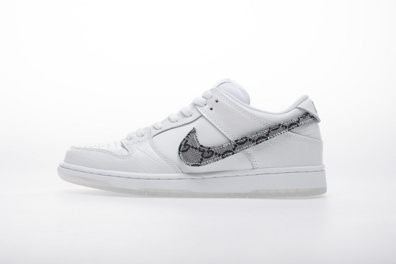 nike sb dunk low di*m*nd S*pply co white di*m*nd bv1310-100