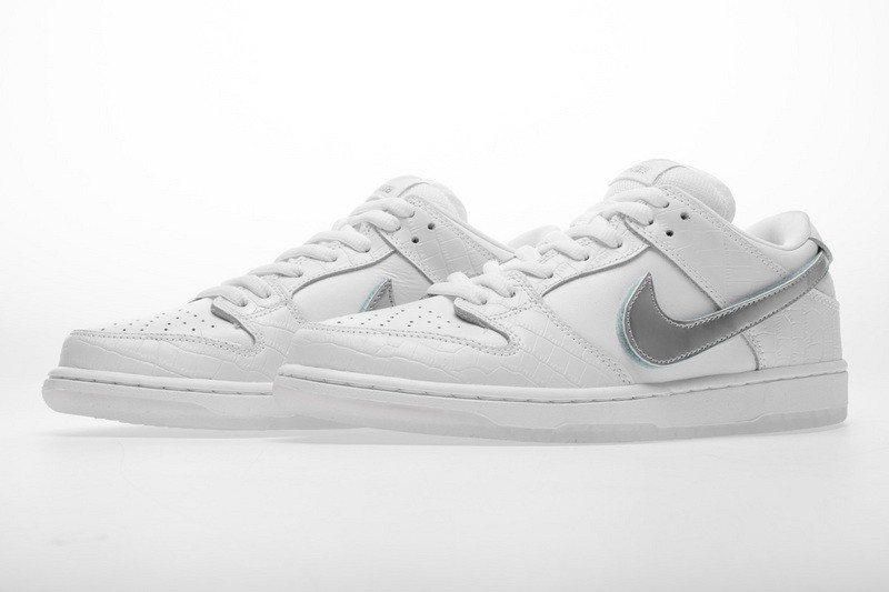 nike sb dunk low di*m*nd S*pply co white di*m*nd bv1310-100