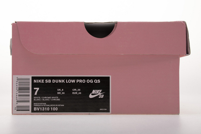 nike sb dunk low di*m*nd S*pply co white di*m*nd bv1310-100