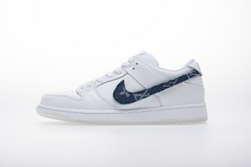 nike sb dunk low di*m*nd S*pply co white di*m*nd bv1310-100