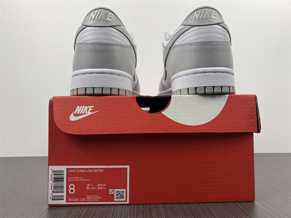 nike dunk low grey fog - dd1391-103