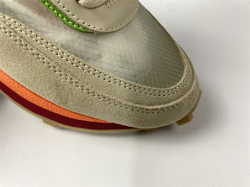 nike ldwaffle clot sacai net orange blaze - dh1347-100