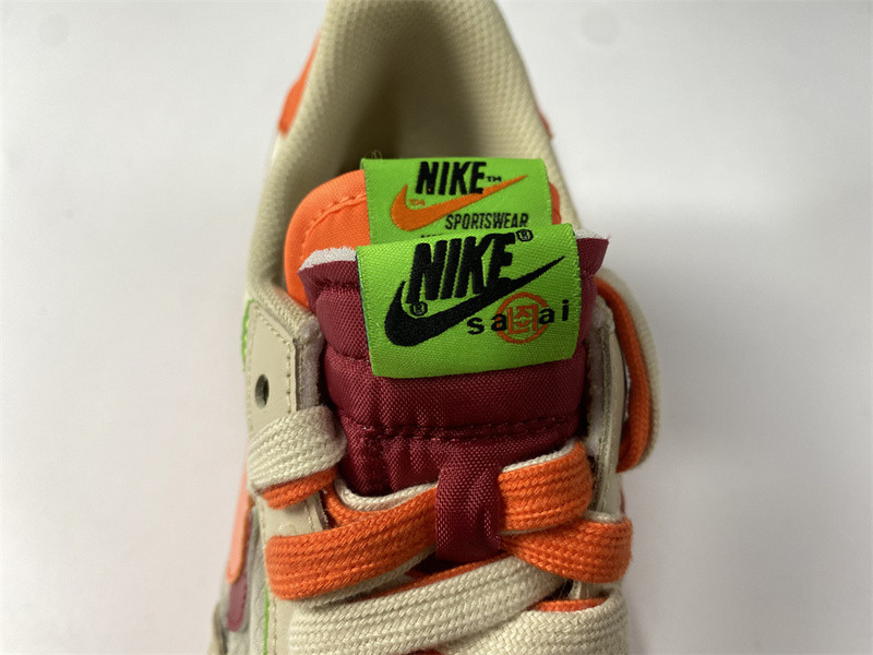 nike ldwaffle clot sacai net orange blaze - dh1347-100