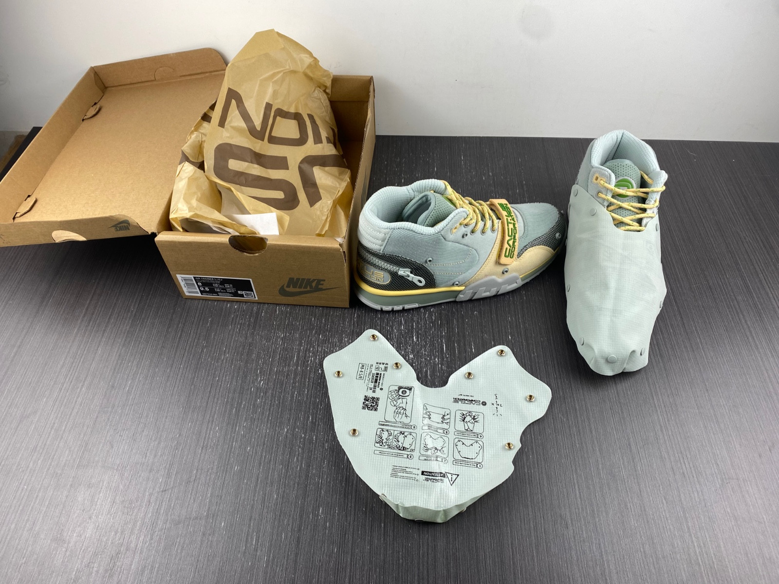 nike air trainer 1 sp travis scott grey haze dr7515-001