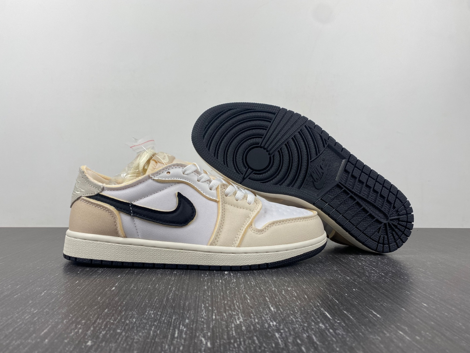 air jordan 1 low og ex "sail" dv0982-100