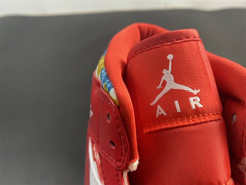 air jordan 1 mid red patent dc7294-600