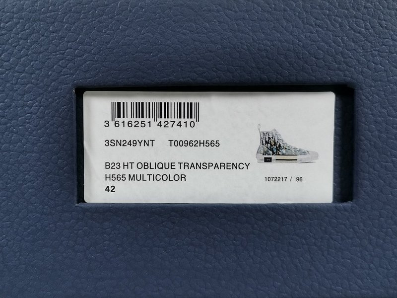 D*or b23 oblique high top sneaker