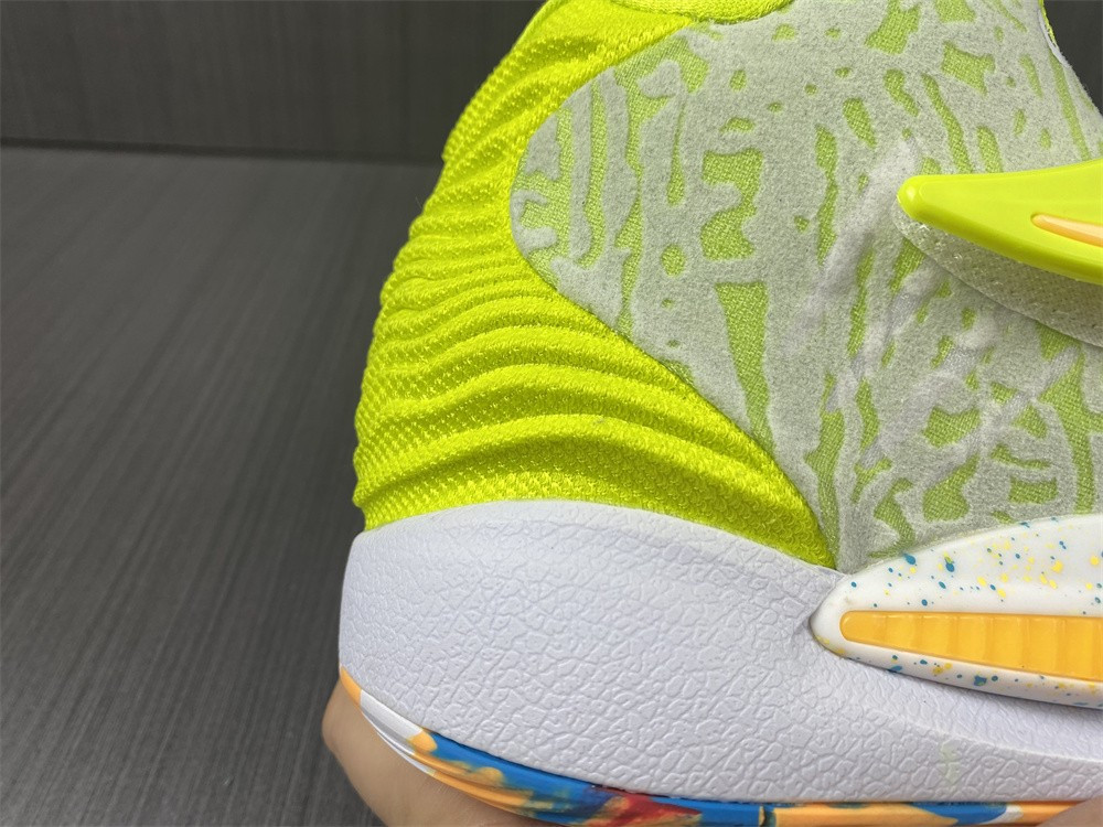 nike kd 14 white lime green - cz0170-101