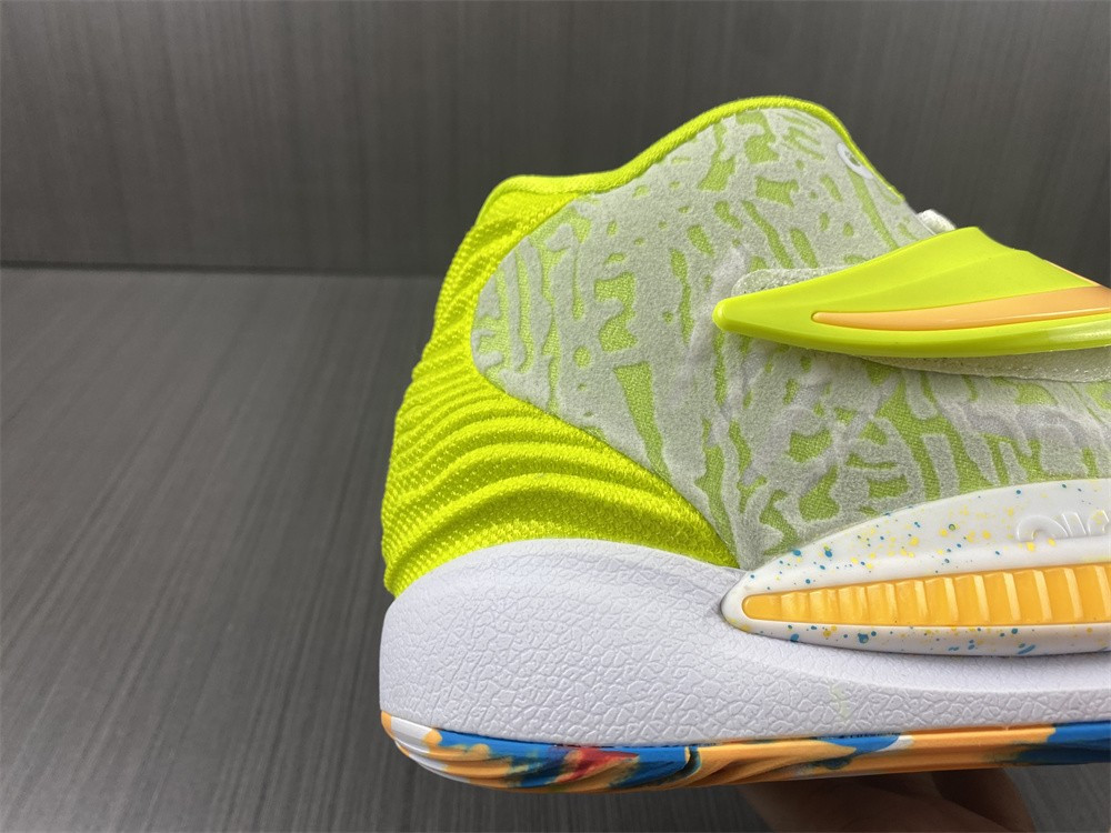 nike kd 14 white lime green - cz0170-101