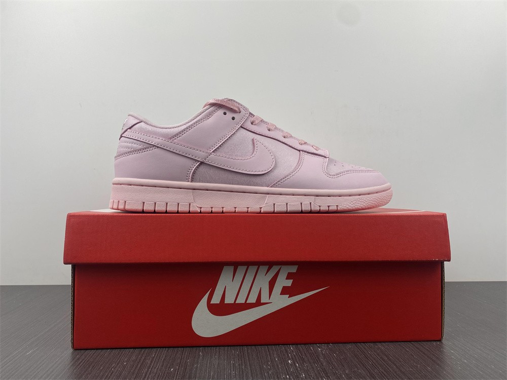 nike dunk low pink (gs) - 921803-601