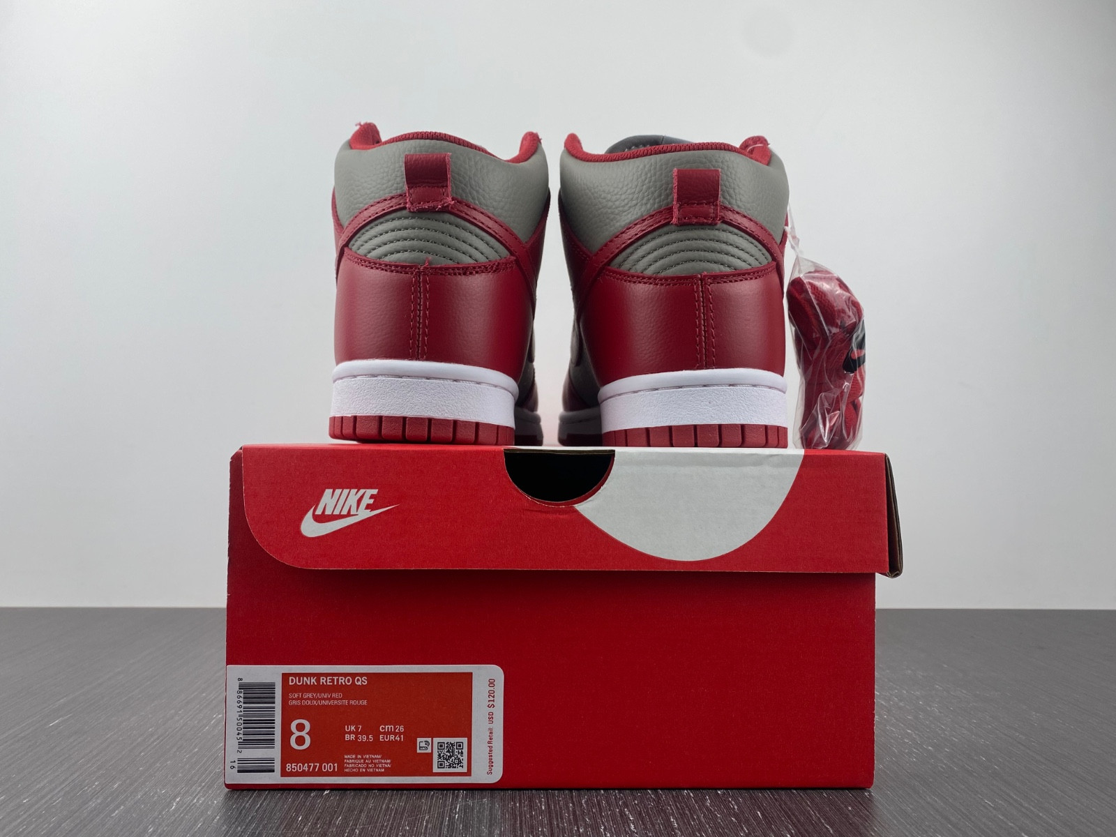 nike dunk high unlv - 850477-001