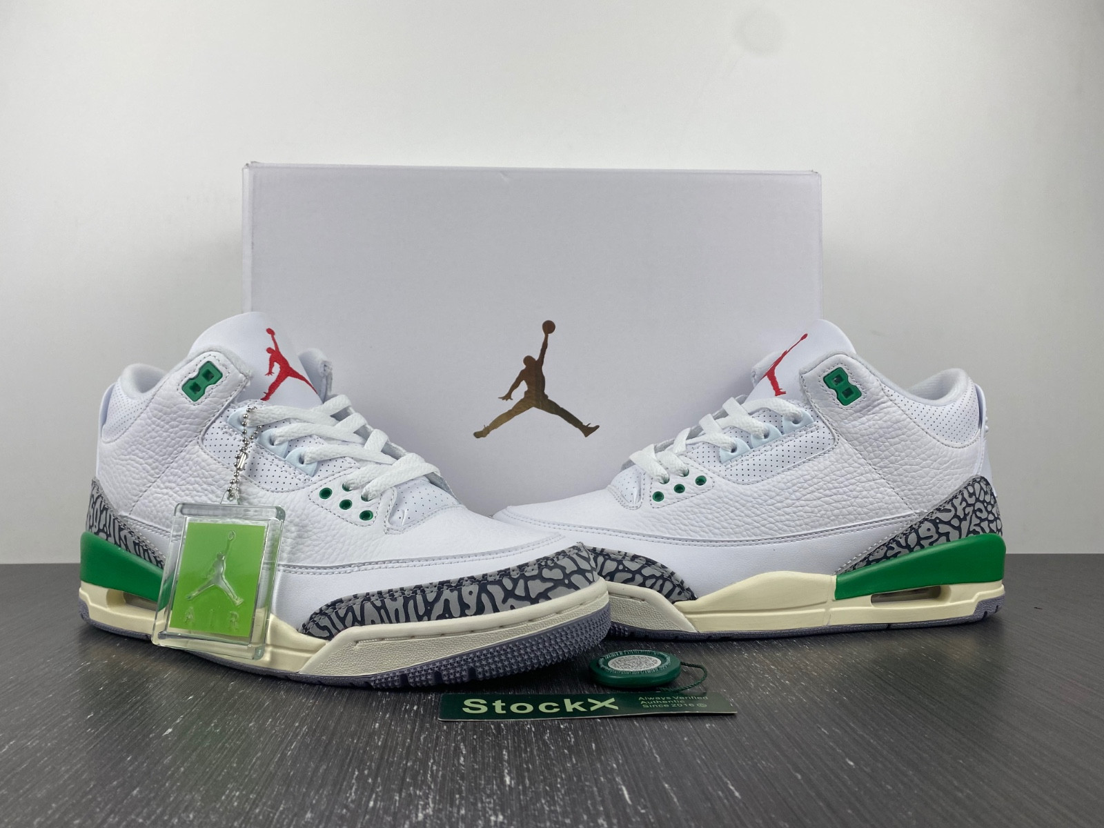 air jordan 3 lucky green wmns ck9246-136