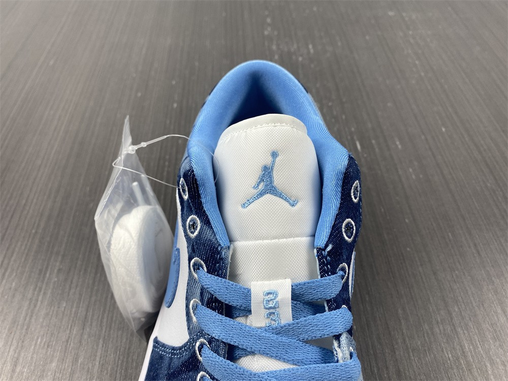 jordan 1 low washed denim (gs) - dm8947-100