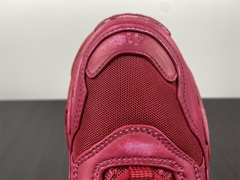 Ba*len*cia*ga triple s red 1.0 sneaker