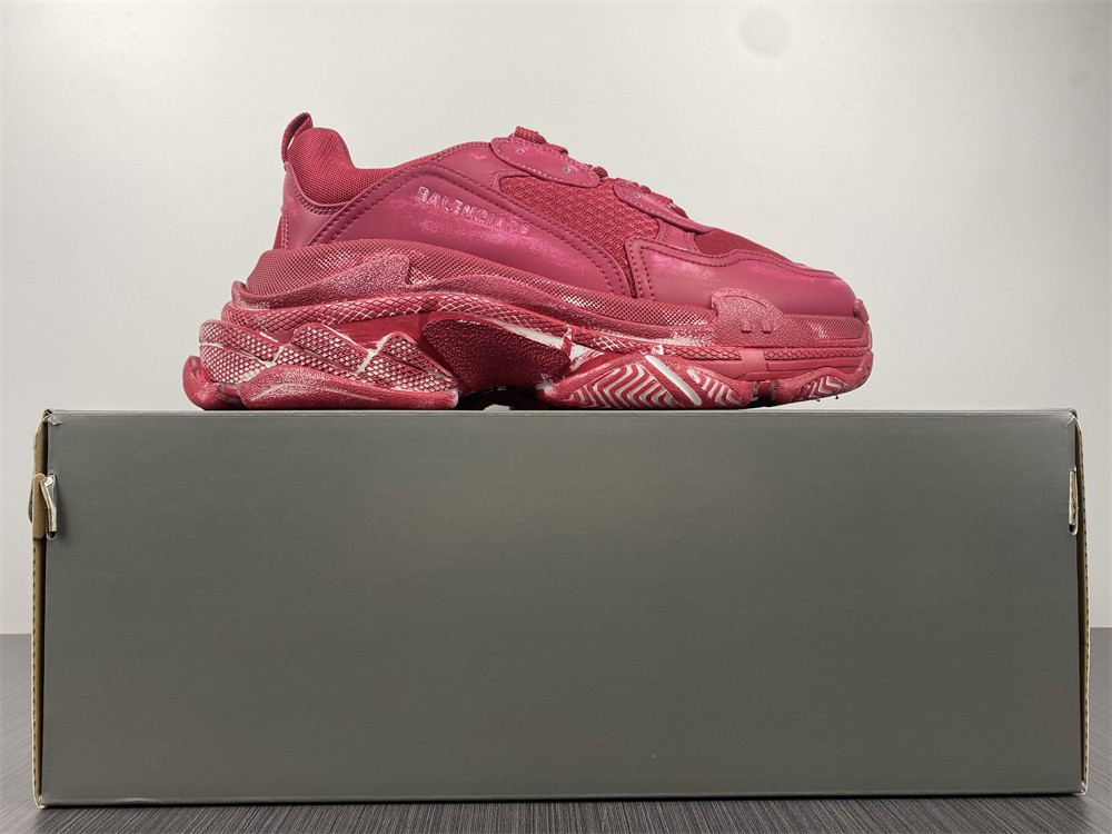 Ba*len*cia*ga triple s red 1.0 sneaker