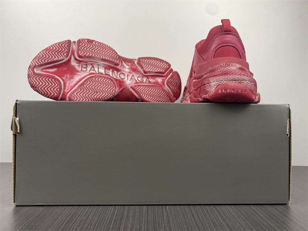 Ba*len*cia*ga triple s red 1.0 sneaker