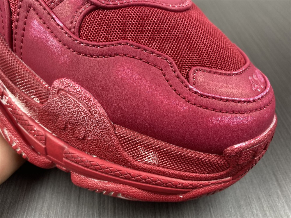 Ba*len*cia*ga triple s red 1.0 sneaker