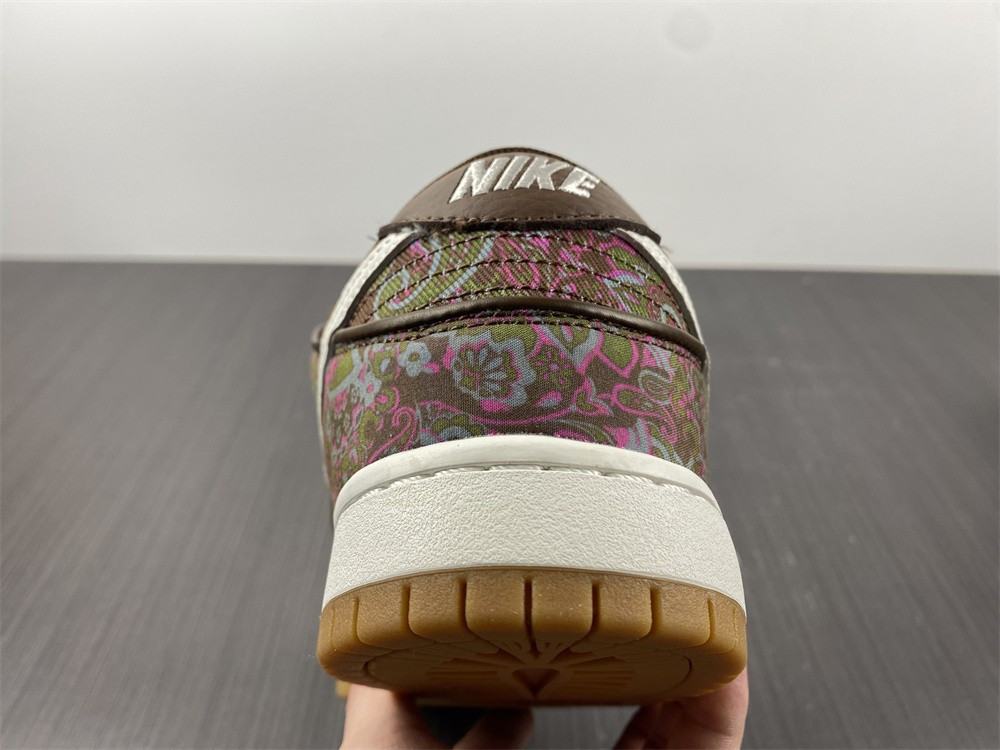 nike sb dunk low pro paisley brown - dh7534-200