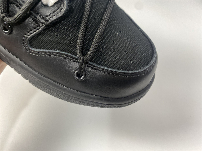 owt™ x nike dunk low "the 50" black/silver dm1602-001