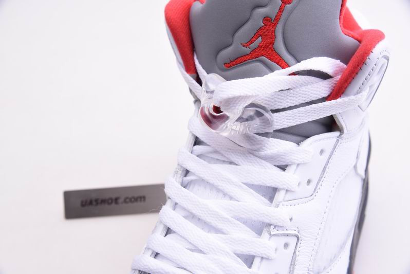 air jordan 5 fire red 2020 silver tongue da1911-102