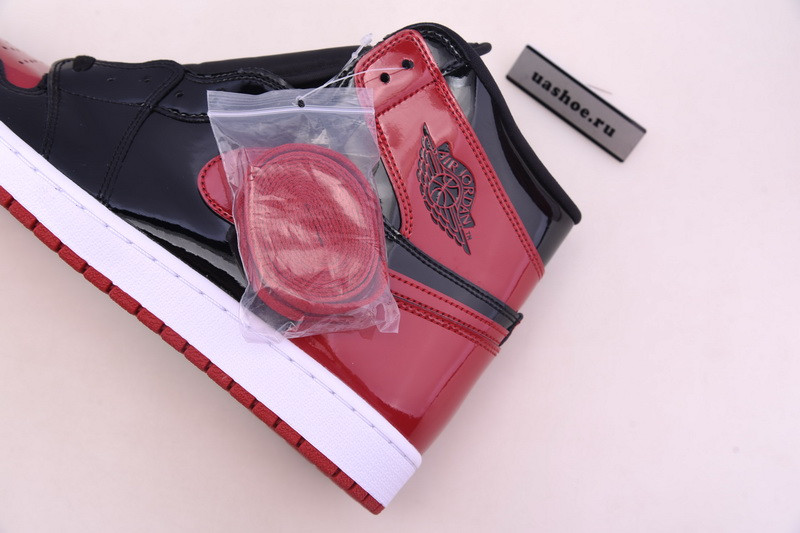air jordan 1 bred patent leather 555088-063