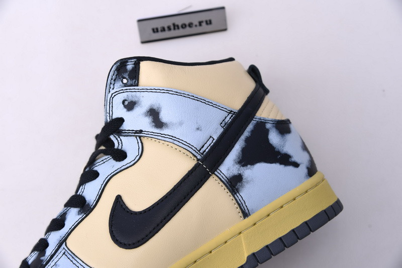 nike dunk high 1985 black acid wash - dd9404-700