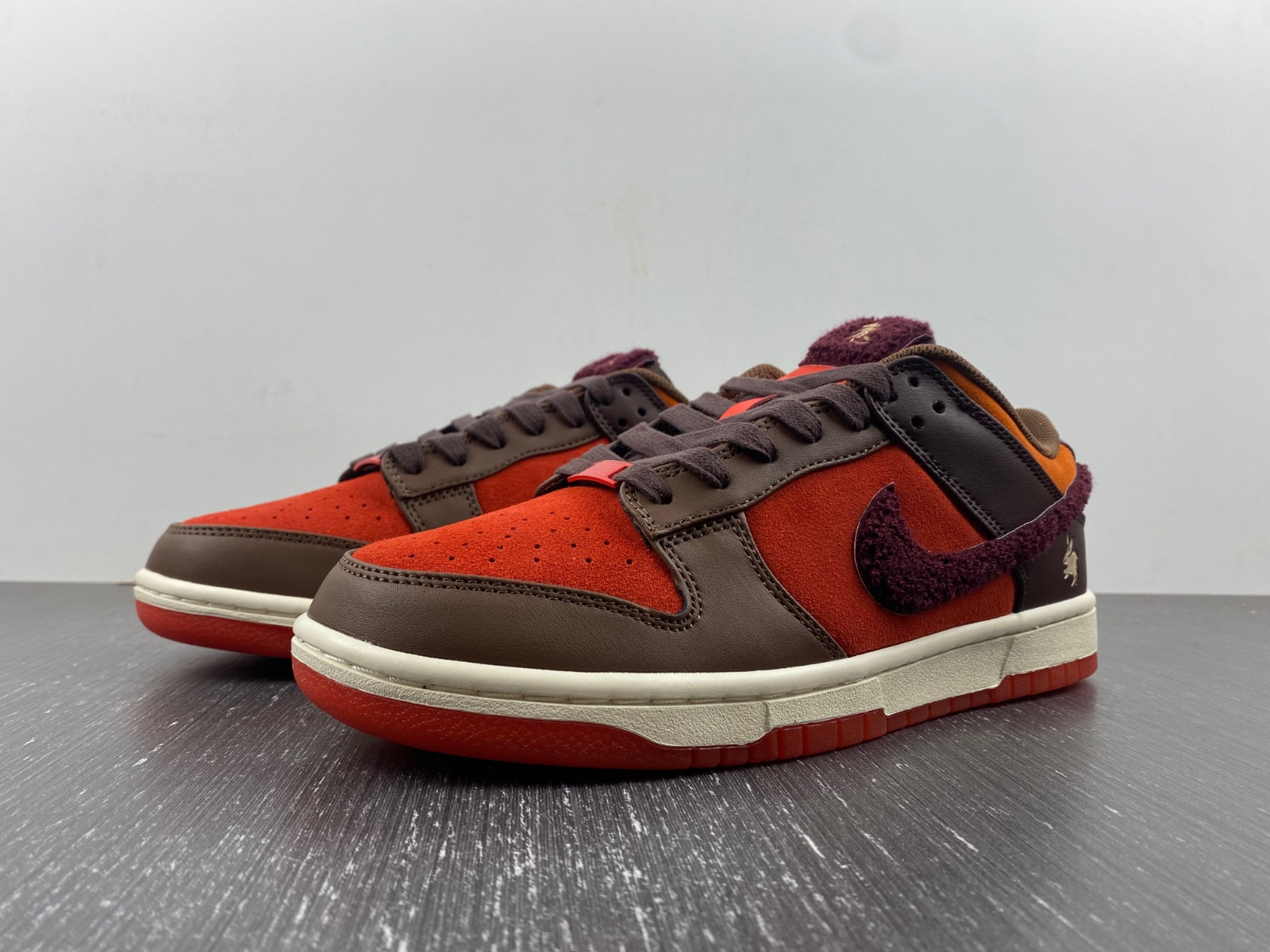 nike dunk low year of the rabbit orange fd4203-661