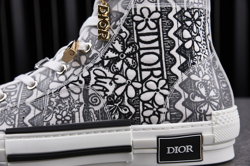 D*or b23 oblique high top sneaker
