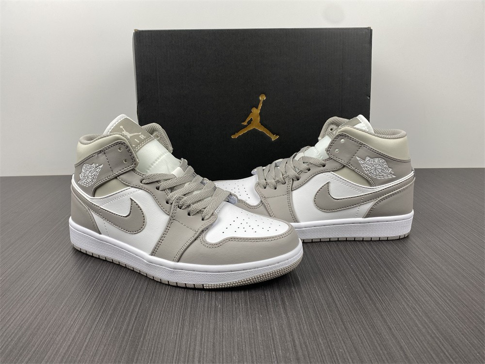 jordan 1 mid linen - 554724-082