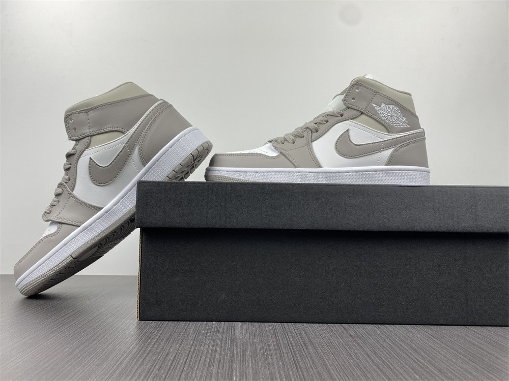 jordan 1 mid linen - 554724-082