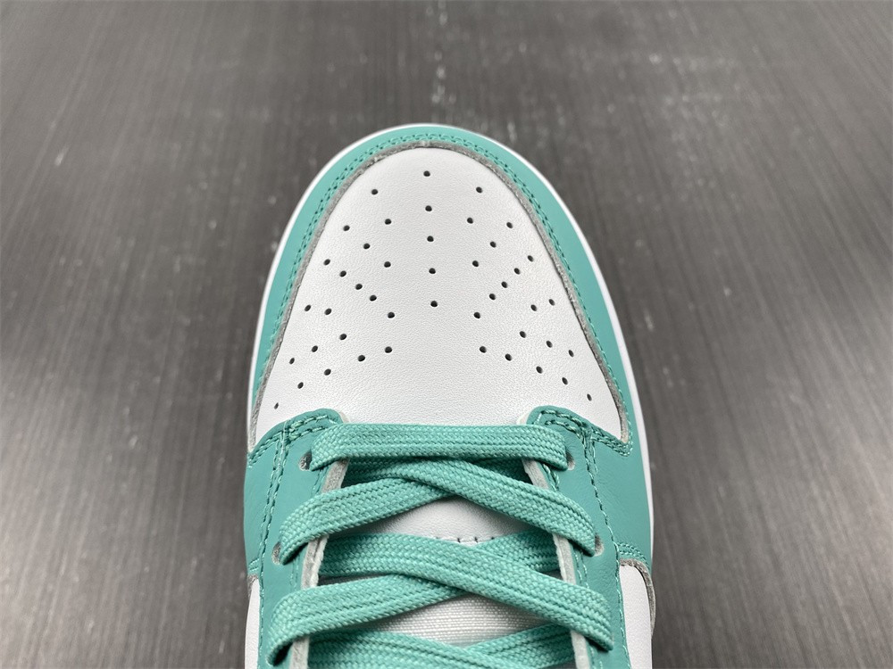 nike dunk low white turquoise (w) - dv2190-100