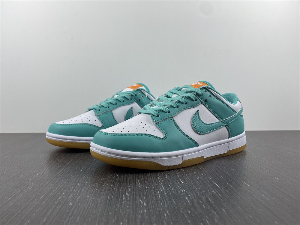 nike dunk low white turquoise (w) - dv2190-100