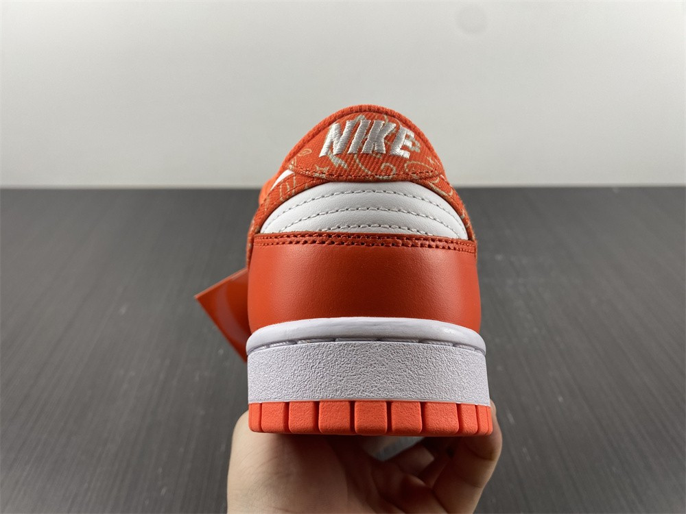 nike dunk low essential paisley pack orange (w) dh4401-103