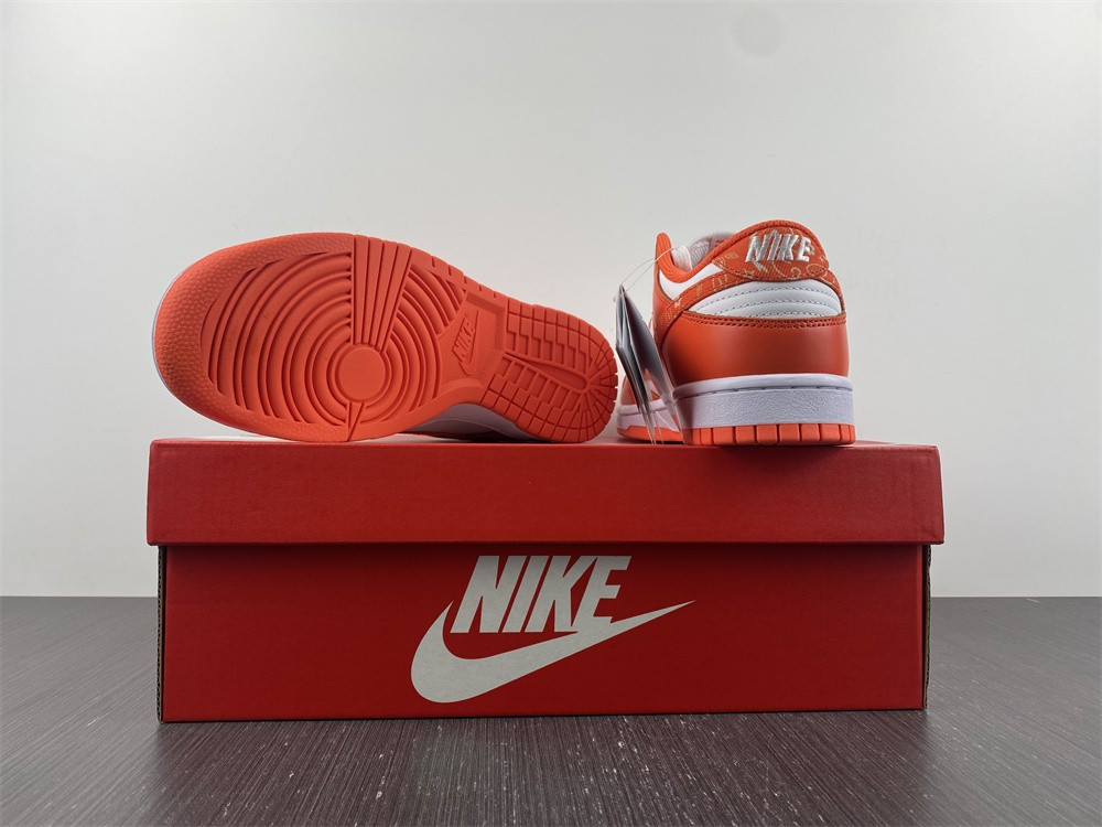 nike dunk low essential paisley pack orange (w) dh4401-103