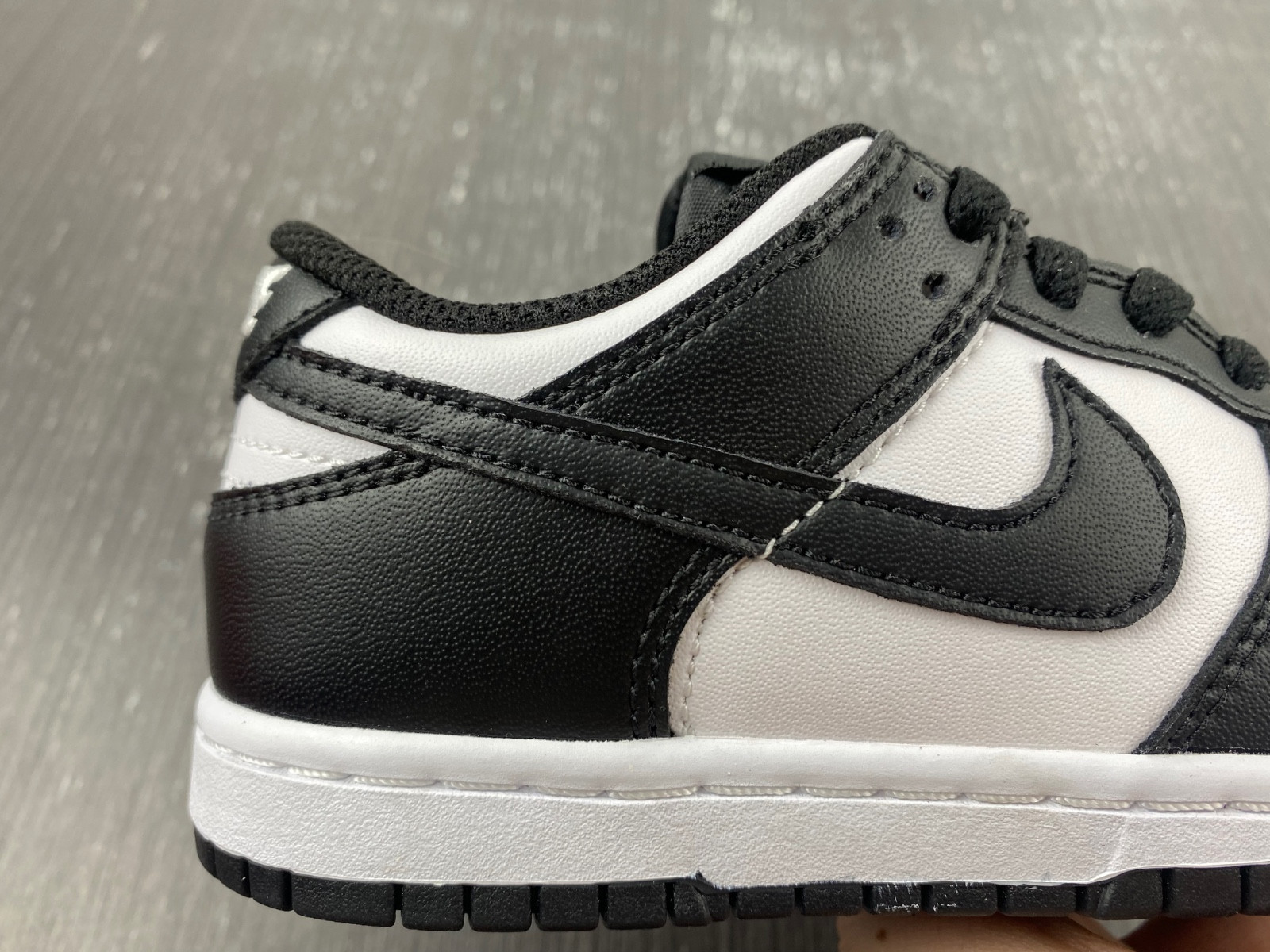 nike dunk low retro white black panda (2021) (ps) kids cw1588-100