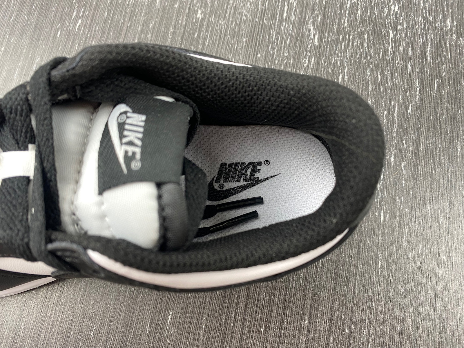 nike dunk low retro white black panda (2021) (ps) kids cw1588-100