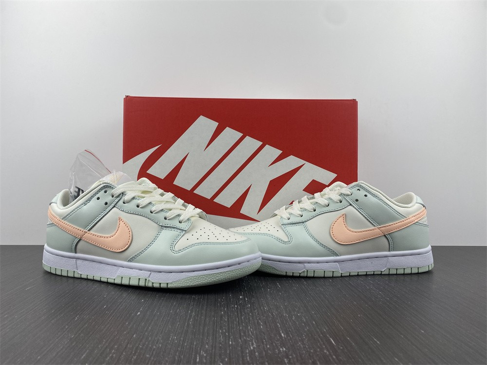 nike dunk low barely green (w) - dd1503-104