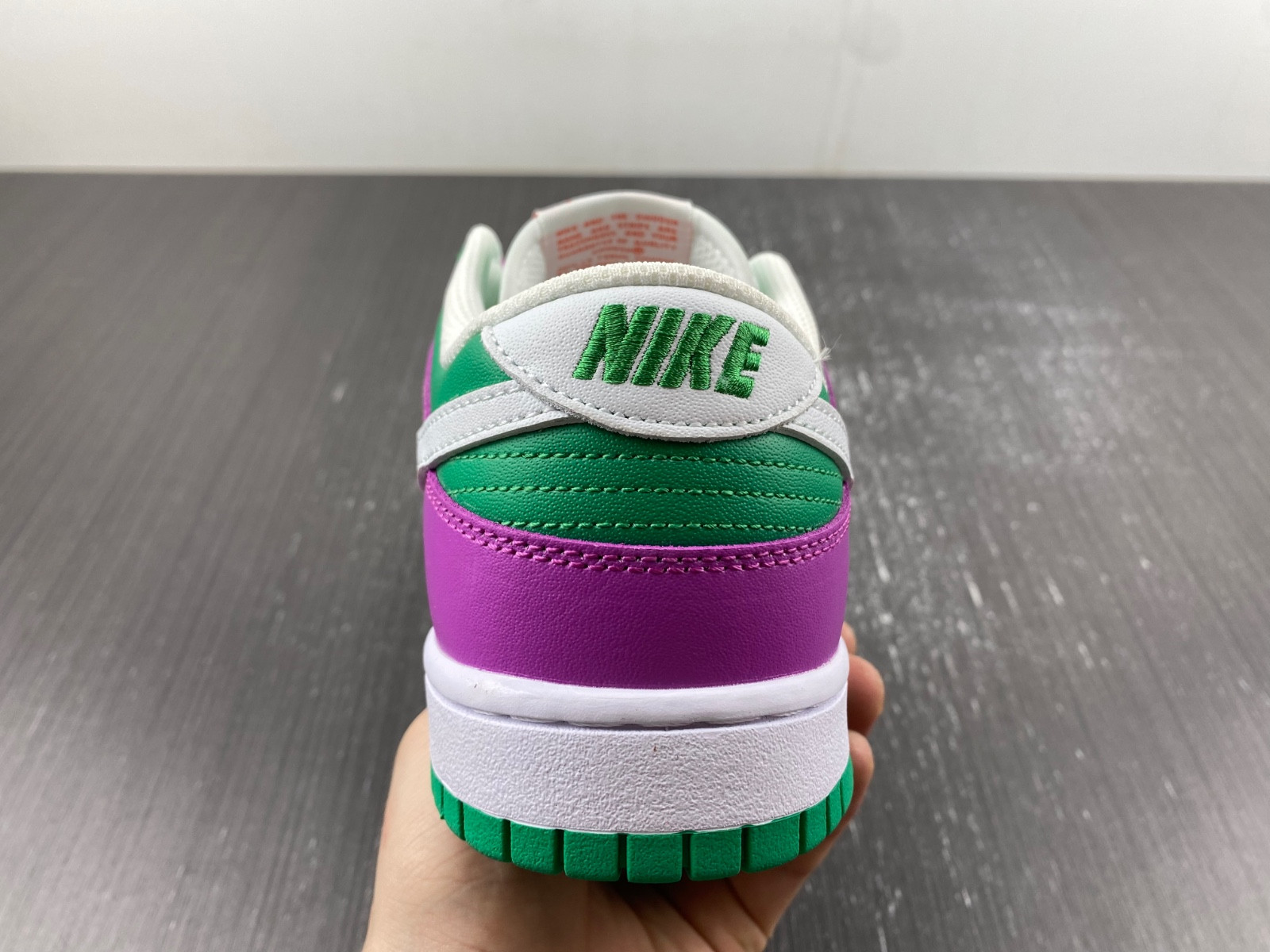 nike dunk low stadium green fuchsia (women