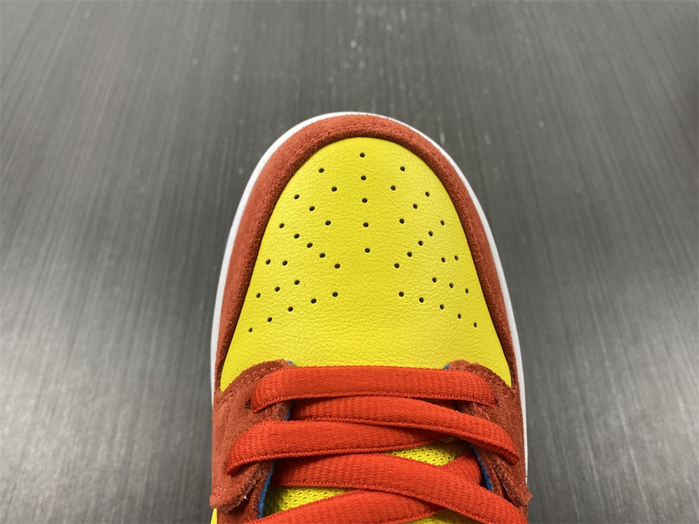 nike sb dunk low pro bart simpson - bq6817-602