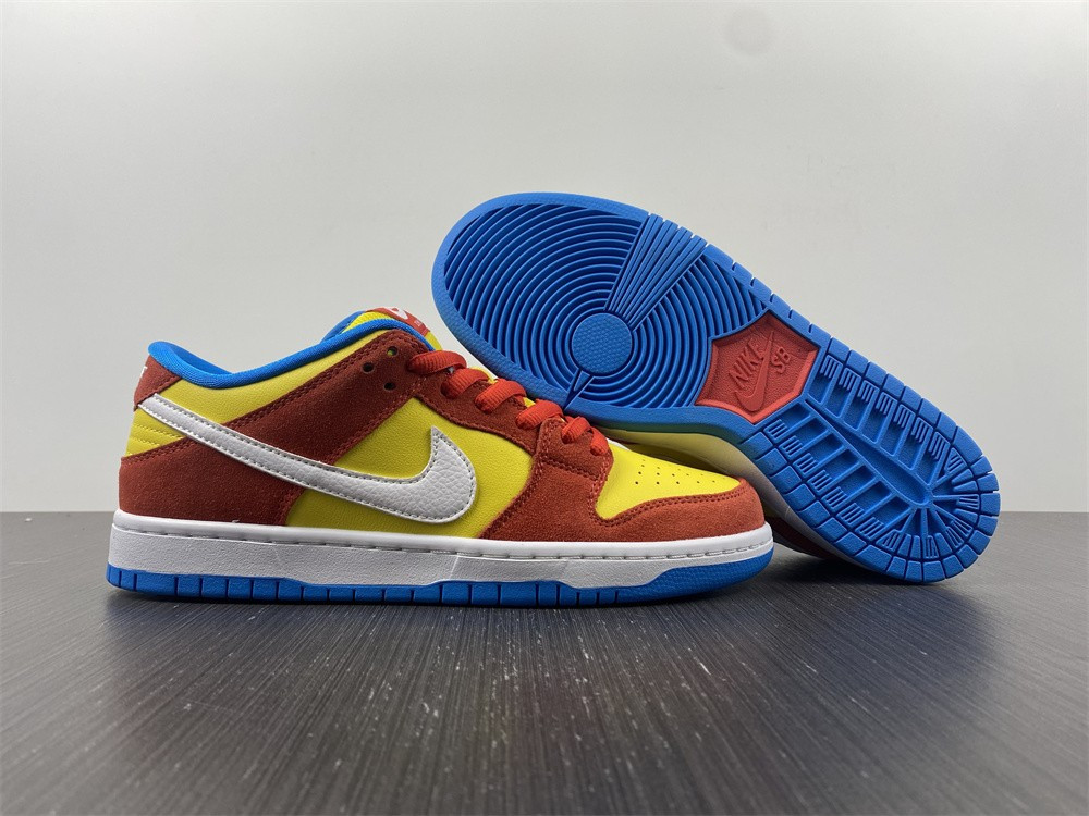 nike sb dunk low pro bart simpson - bq6817-602