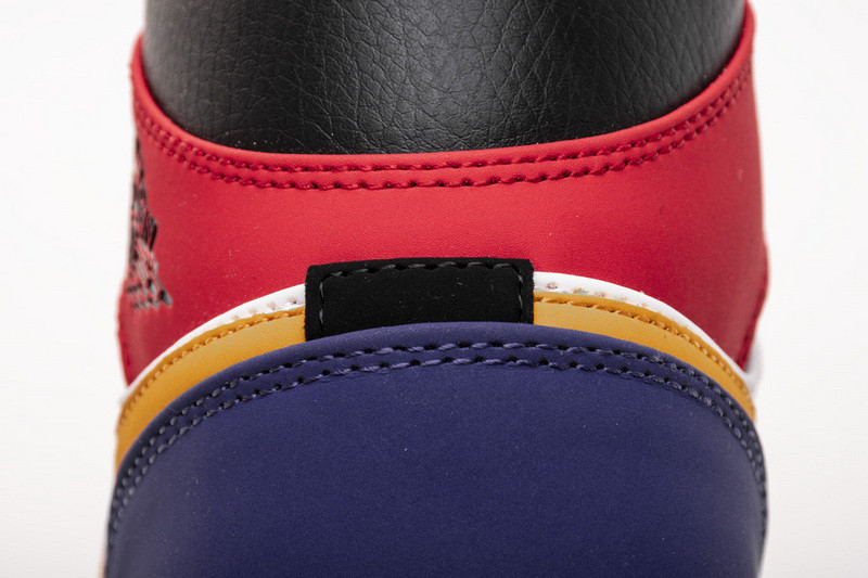 jordan 1 mid bred multi-color 554724-125