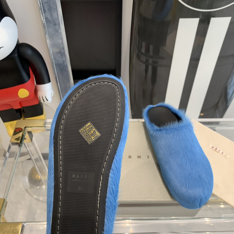 Ma*n1 blue fussbett sabot loafers