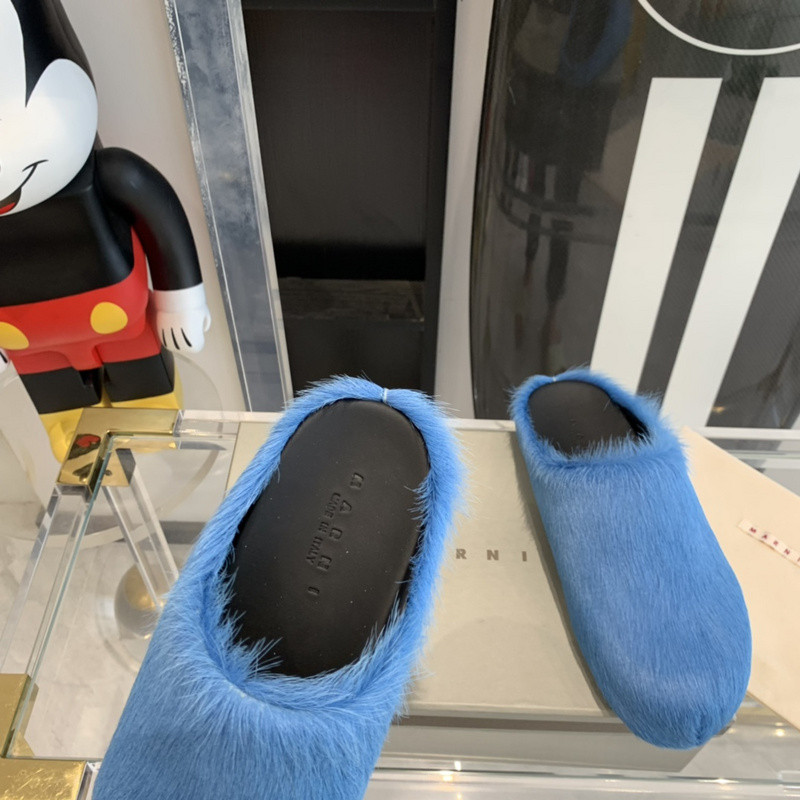 Ma*n1 blue fussbett sabot loafers