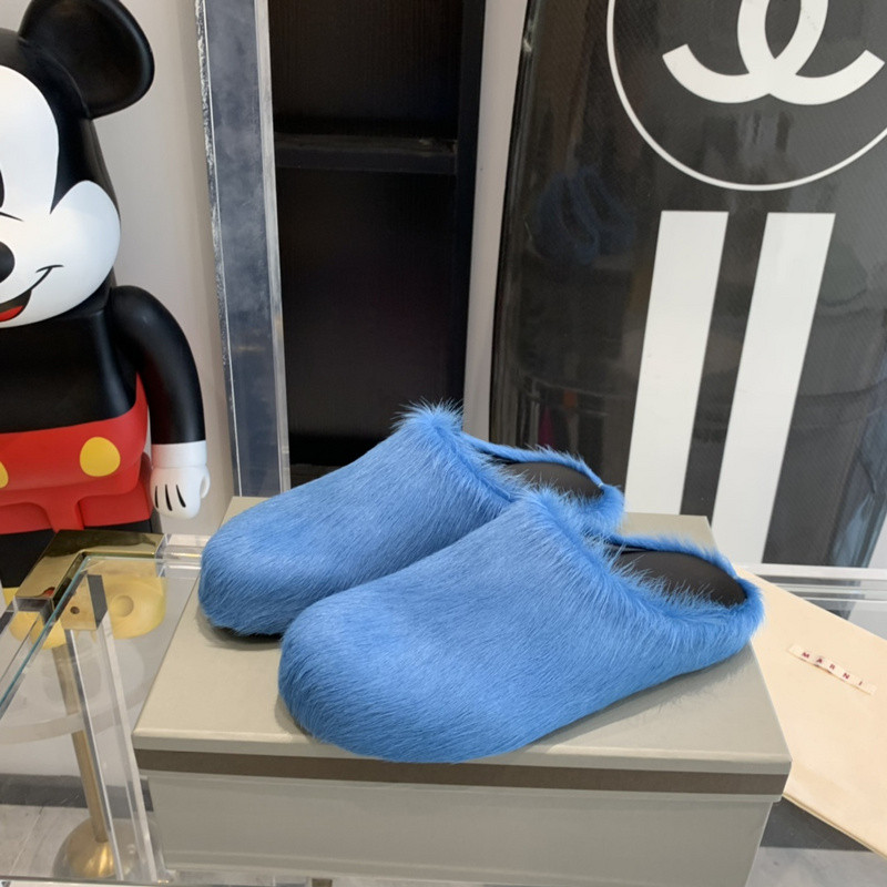 Ma*n1 blue fussbett sabot loafers