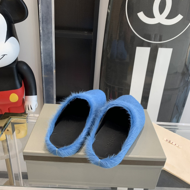 Ma*n1 blue fussbett sabot loafers