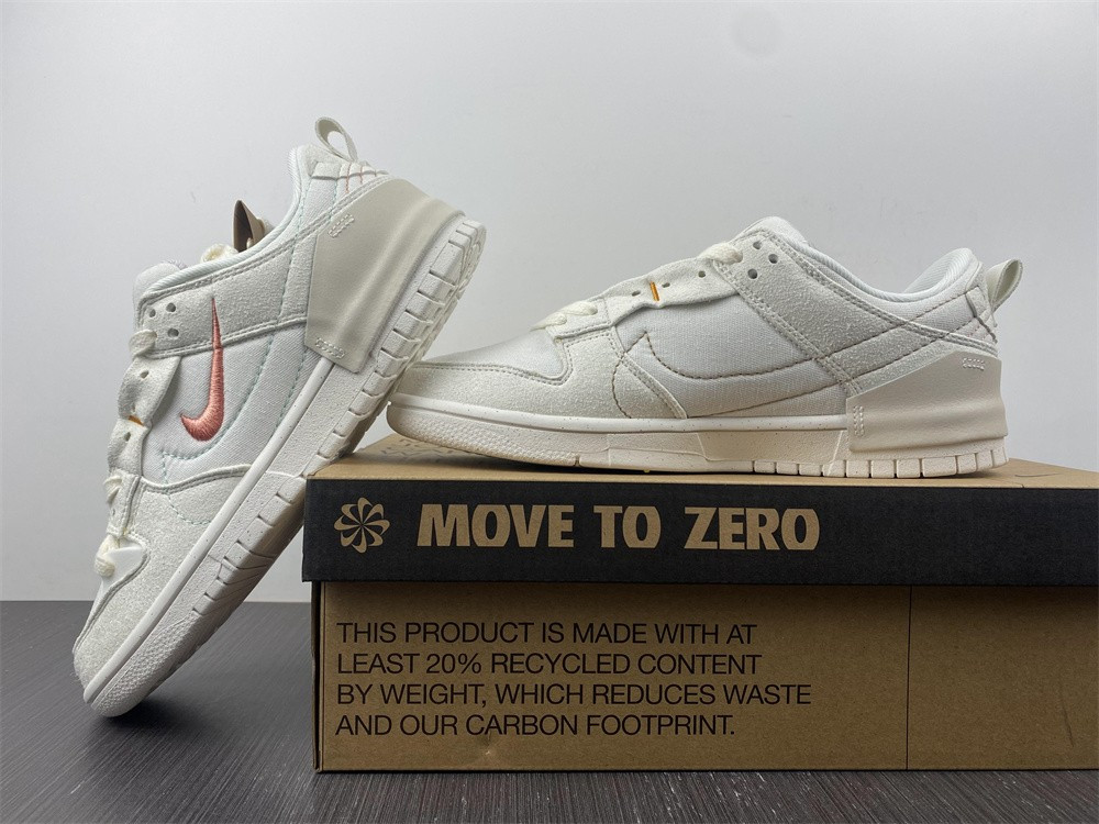 nike dunk low disrupt 2 pale ivory (w) - dh4402-100